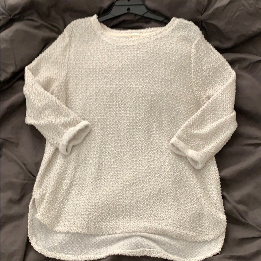 Black/white sz M H&M crewneck top